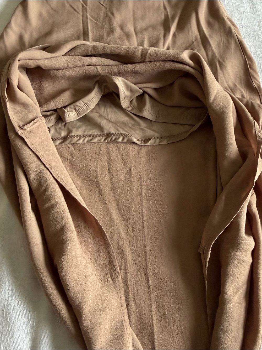 Romantic Babydoll Dress Womens L Lace Trim V Neck Puff Sleeve Maxi Coquette - Picture 5 of 11